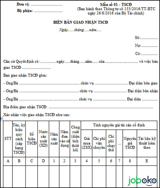 mau bien ban giao nhan tai san co dinh 2