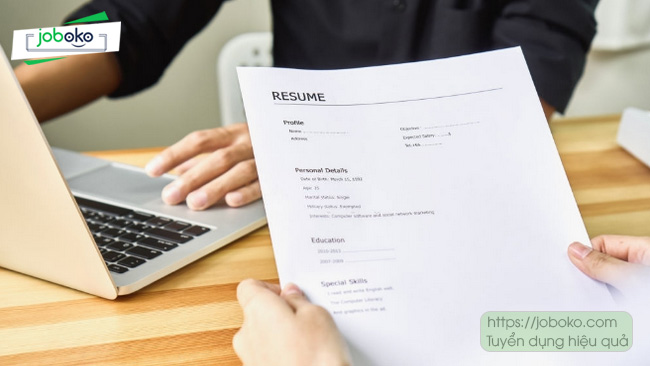 ban co dang dat nhe vai tro cua cv xin viec 2