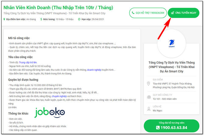 vinaphone tuyen dung nhung vi tri nao cach ung tuyen chuan 4