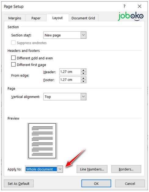 huong dan cach can le trong word 7